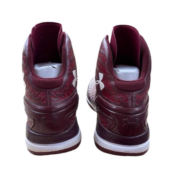 Under Armour Clutchfit Drive 3 Red Burgundy Basketball Athletic Shoes Size 8 - Picture 6 of 12